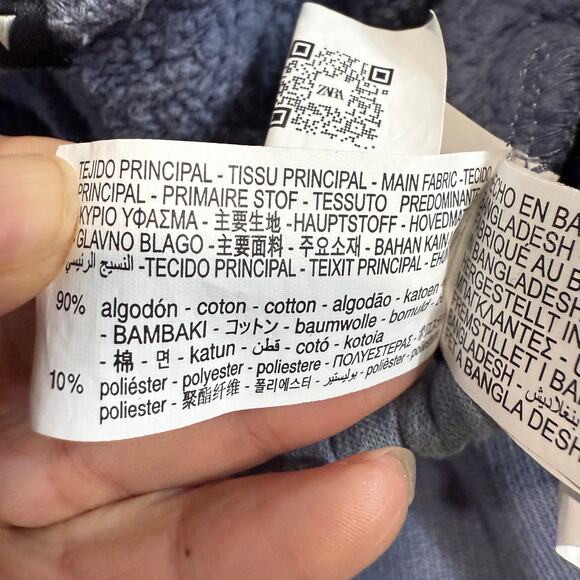 Zara Gray Slogan Striped West Columbia Jogger Trousers Sz M - Picture 8 of 12